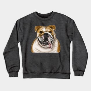 Smiling Bulldog Crewneck Sweatshirt